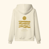 Portraits de Famille El Mar Blau The Hoodie Saudade Pastel Beige Heavy Cotton Back