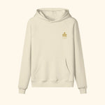 Portraits de Famille El Mar Blau The Hoodie Saudade Pastel Beige Heavy Cotton Front