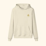 Portraits de Famille El Mar Blau The Hoodie Saudade Pastel Beige Heavy Cotton Front