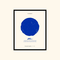 Portraits de Famille El Mar Blau The Print Blau High Quality Unframed Giclee Paper Type Hahnemuhle Pearl Paper
