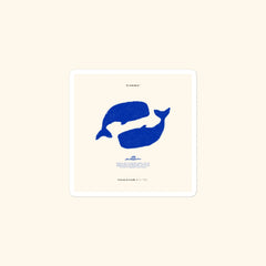 Portraits de Famille El Mar Blau The Sticker Ocean Lovers High Opacity Durable