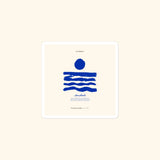 Portraits de Famille El Mar Blau The Sticker Saudade High Opacity Durable