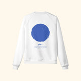 Portraits de Famille El Mar Blau The Sweatshirt Blau Off White Heavy Cotton Back