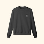 Portraits de Famille El Mar Blau The Sweatshirt El Mar Blau Midnight Black Heavy Cotton Front