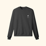 Portraits de Famille El Mar Blau The Sweatshirt El Mar Blau Midnight Black Heavy Cotton Front