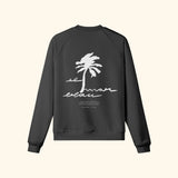 Portraits de Famille El Mar Blau The Sweatshirt El Mar Blau Midnight Black Heavy Cotton Back
