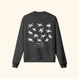 Portraits de Famille El Mar Blau The Sweatshirt Endless July Midnight Black Heavy Cotton Back