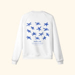 Portraits de Famille El Mar Blau The Sweatshirt Endless July Off White Heavy Cotton Back