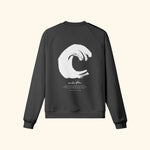 Portraits de Famille El Mar Blau The Sweatshirt El Mar Blau Midnight Black Heavy Cotton Back