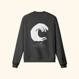 Portraits de Famille El Mar Blau The Sweatshirt El Mar Blau Midnight Black Heavy Cotton Back