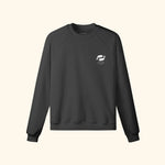 Portraits de Famille El Mar Blau The Sweatshirt Ocean Lovers Midnight Black Heavy Cotton Front