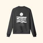 Portraits de Famille El Mar Blau The Sweatshirt Saudade Midnight Black Heavy Cotton Back