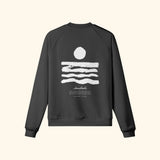Portraits de Famille El Mar Blau The Sweatshirt Saudade Midnight Black Heavy Cotton Back