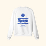 Portraits de Famille El Mar Blau The Sweatshirt Saudade Off White Heavy Cotton Back
