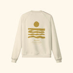 Portraits de Famille El Mar Blau The Sweatshirt Saudade Pastel Beige Heavy Cotton Back