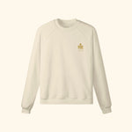 Portraits de Famille El Mar Blau The Sweatshirt Saudade Pastel Beige Heavy Cotton Front