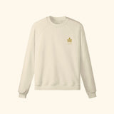 Portraits de Famille El Mar Blau The Sweatshirt Saudade Pastel Beige Heavy Cotton Front