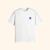Portraits de Famille El Mar Blau The Tee Blau Off White Heavy Cotton Front