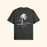 Portraits de Famille El Mar Blau The Tee El Mar Blau Midnight Black Heavy Cotton Back