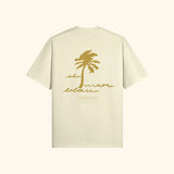 Portraits de Famille El Mar Blau The Tee El Mar Blau Pastel Cream Heavy Cotton Back