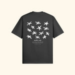 Portraits de Famille El Mar Blau The Tee Endless July Midnight Black Heavy Cotton Back