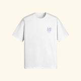 Portraits de Famille El Mar Blau The Tee Endless July Off White Heavy Cotton Front