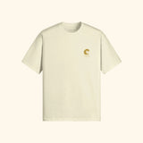 Portraits de Famille El Mar Blau The Tee Mucho Flow Pastel Cream Heavy Cotton Front