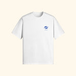 Portraits de Famille El Mar Blau The Tee Ocean Lovers Off White Heavy Cotton Front