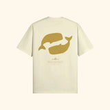 Portraits de Famille El Mar Blau The Tee Ocean Lovers Pastel Cream Heavy Cotton Back
