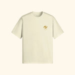 Portraits de Famille El Mar Blau The Tee Ocean Lovers Pastel Cream Heavy Cotton Front