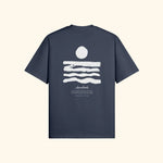 Portraits de Famille El Mar Blau The The Saudade Harbor Blue Heavy Cotton Back