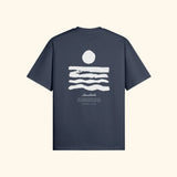 Portraits de Famille El Mar Blau The The Saudade Harbor Blue Heavy Cotton Back