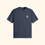 Portraits de Famille El Mar Blau The The Saudade Harbor Blue Heavy Cotton Front
