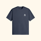 Portraits de Famille El Mar Blau The The Saudade Harbor Blue Heavy Cotton Front