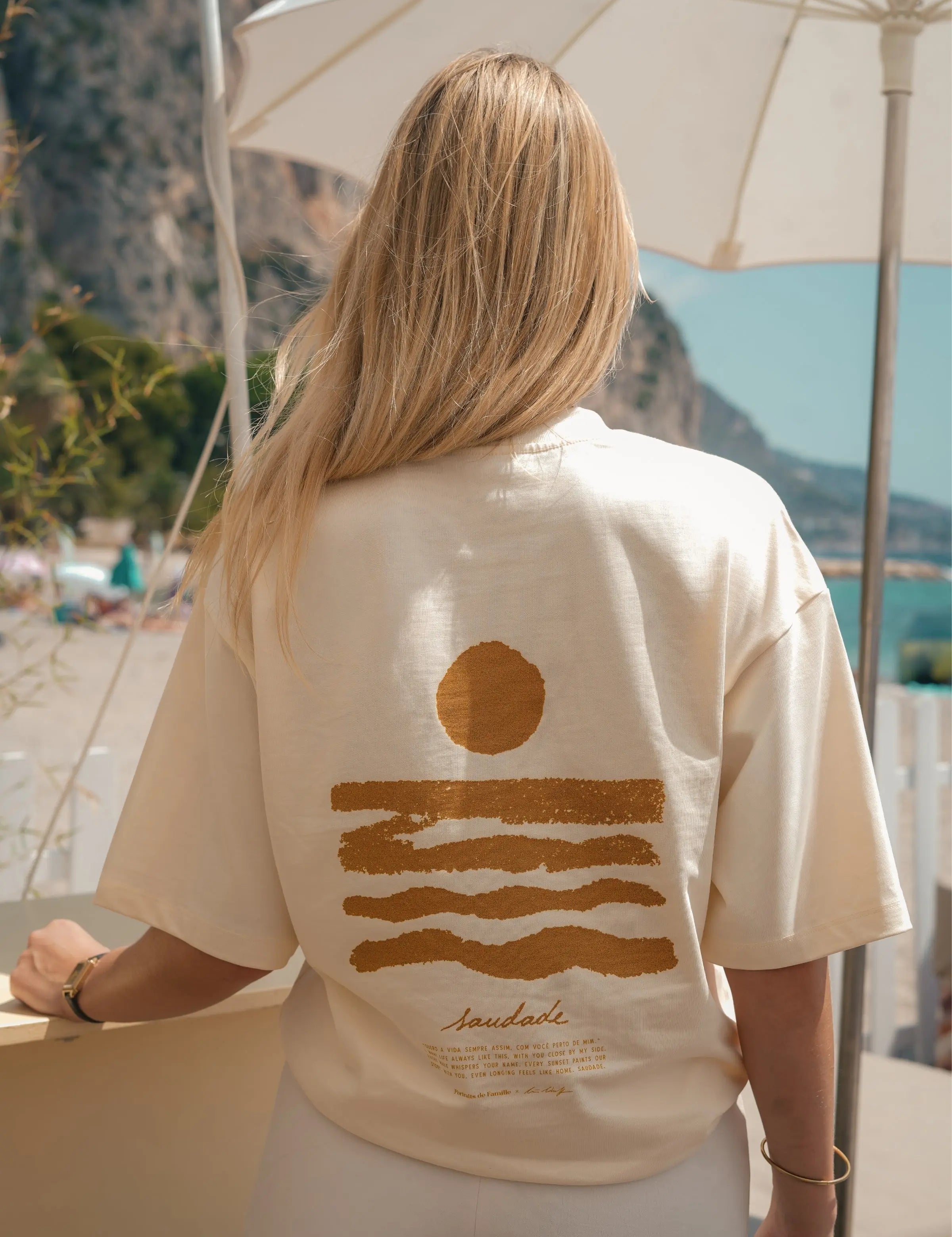 Portraits de Famille El Mar Blau The Tee Saudade Model 1