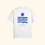 Portraits de Famille El Mar Blau The The Saudade Off White Heavy Cotton Back