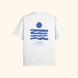 Portraits de Famille El Mar Blau The The Saudade Off White Heavy Cotton Back