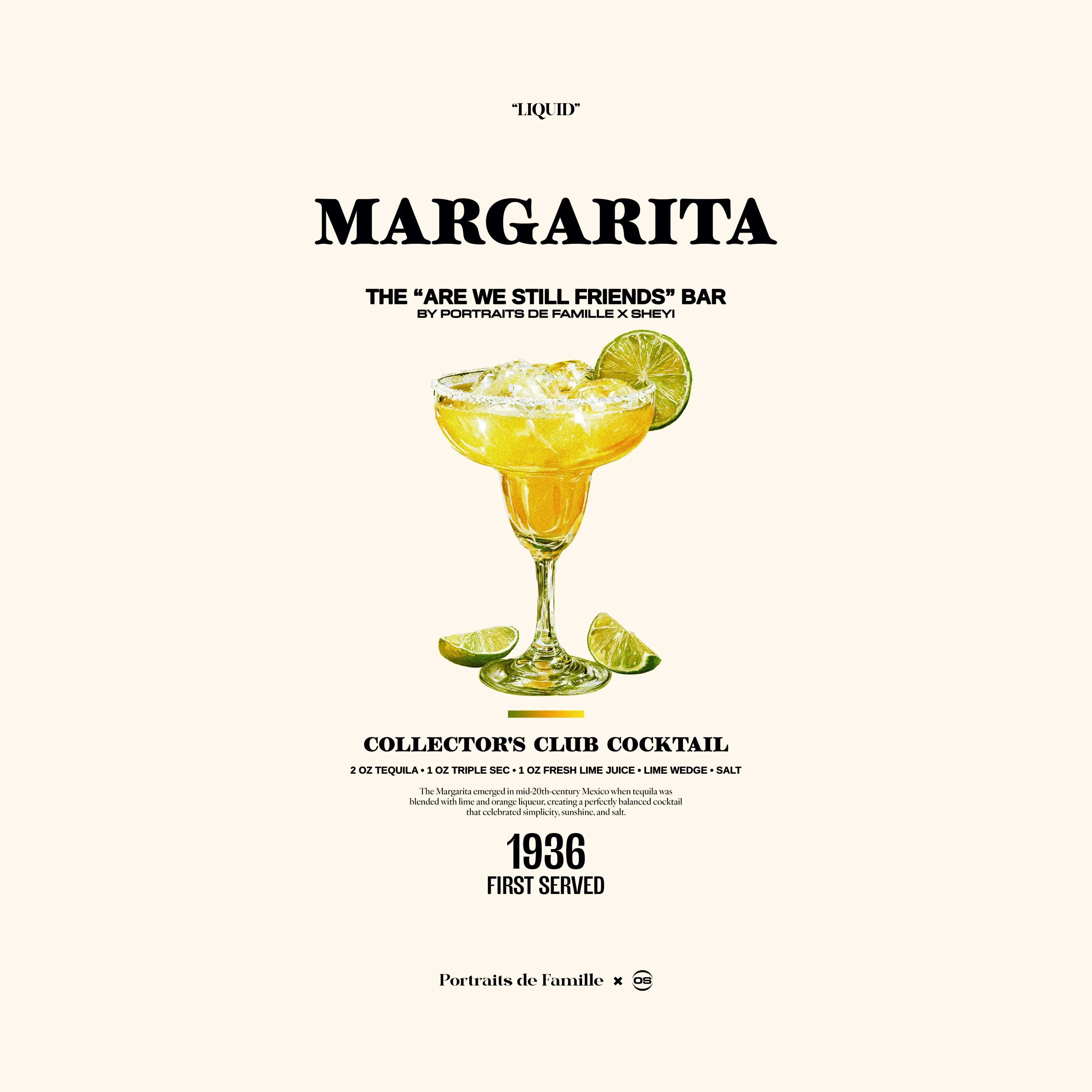 Portraits de Famille Liquid Margarita Piece