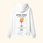 Portraits de Famille Liquid The Hoodie Aperol Spritz Off White Heavy Cotton Back