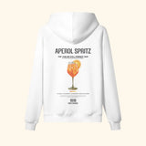 Portraits de Famille Liquid The Hoodie Aperol Spritz Off White Heavy Cotton Back