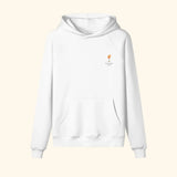 Portraits de Famille Liquid The Hoodie Aperol Spritz Off White Heavy Cotton Front