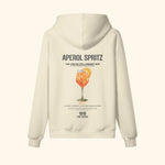 Portraits de Famille Liquid The Hoodie Aperol Spritz Pastel Beige Heavy Cotton Back