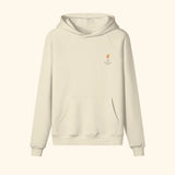 Portraits de Famille Liquid The Hoodie Aperol Spritz Pastel Beige Heavy Cotton Front