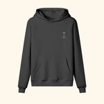 Portraits de Famille Liquid The Hoodie Espresso Martini Midnight Black Heavy Cotton Front