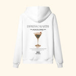 Portraits de Famille Liquid The Hoodie Espresso Martini Off White Heavy Cotton Back