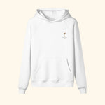 Portraits de Famille Liquid The Hoodie Espresso Martini Off White Heavy Cotton Front