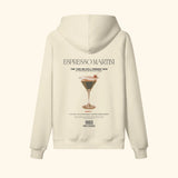Portraits de Famille Liquid The Hoodie Espresso Martini Pastel Beige Heavy Cotton Back