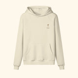 Portraits de Famille Liquid The Hoodie Espresso Martini Pastel Beige Heavy Cotton Front