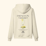 Portraits de Famille Liquid The Hoodie French 75 Pastel Beige Heavy Cotton Back