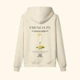 Portraits de Famille Liquid The Hoodie French 75 Pastel Beige Heavy Cotton Back